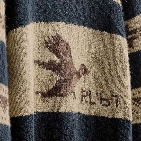 Polo Sport 1999 Vintage RL67  Hand-knit Mallard Duck Sweater - Picture 9 of 16